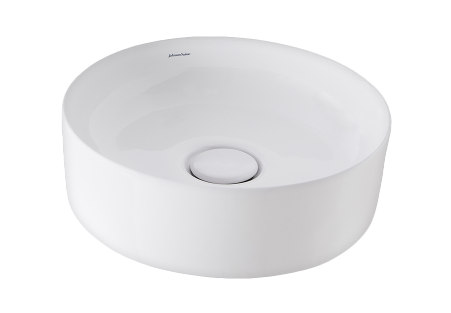 VENEZIA Round Counter Top Basin - WHITE 390mm JBSV039